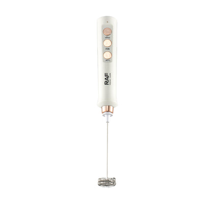 RAF R.342 Electric Egg Whisk 3-in-1 – 80W USB Rechargeable Milk Frother