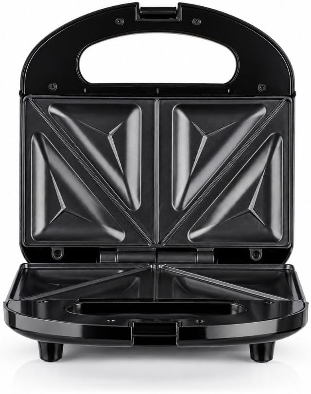 RAF R.2538S Sandwich Maker open non-stick plates front view