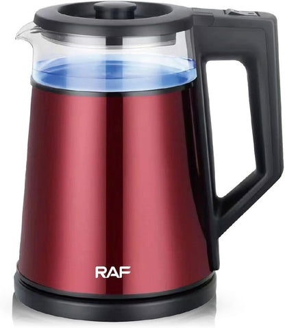 RAF R.7815 Electric Kettle red – blue LED glow while boiling