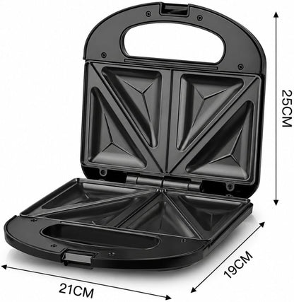 RAF R.2538S Sandwich Maker dimensions 21x19x25cm open view