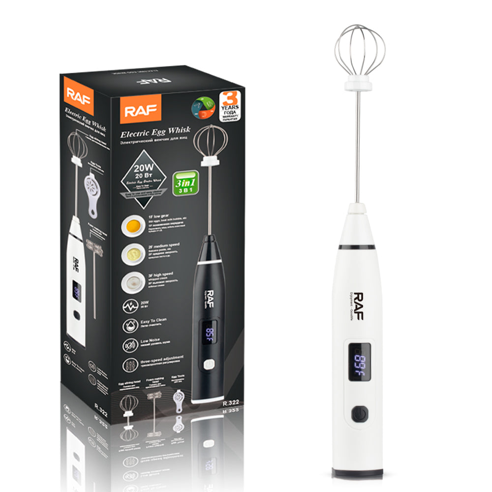 RAF Electric Egg Whisk 3-in-1 with Digital Display – R.322