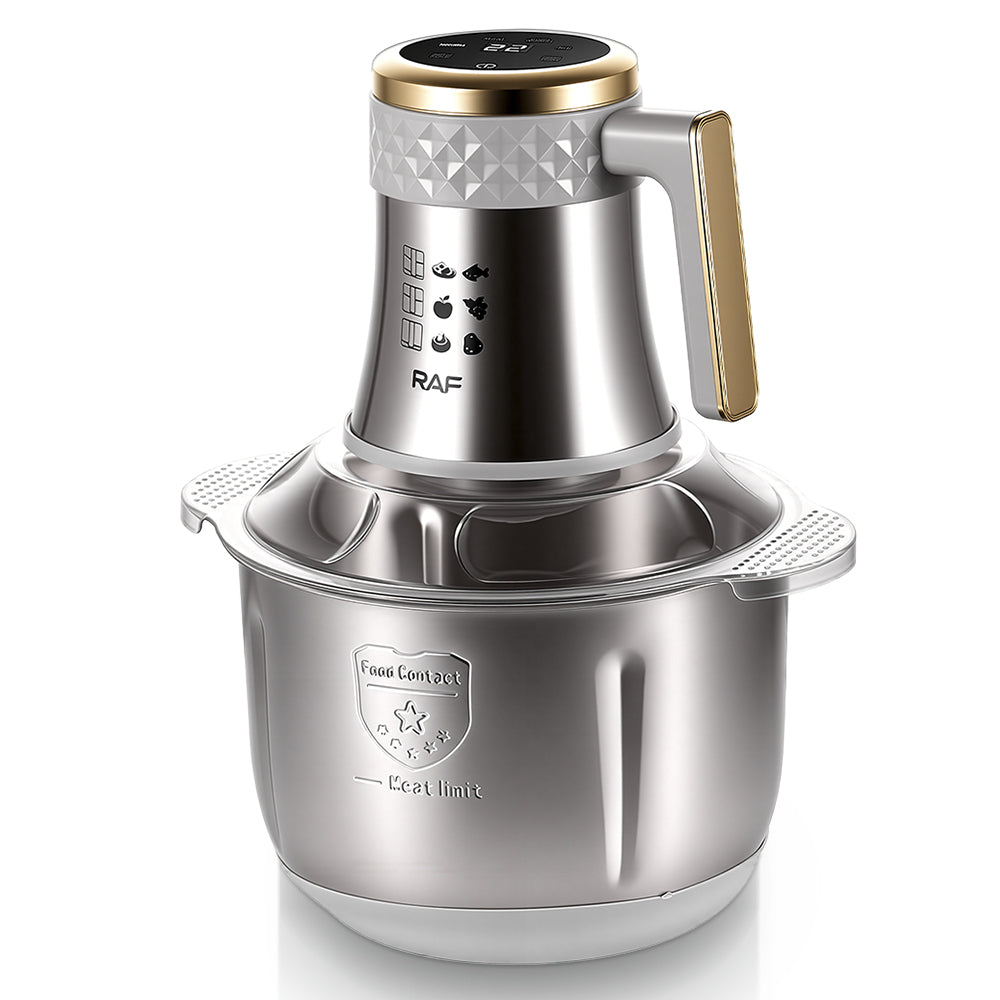 RAF R.7719 Food Processor 5L – 500W Touch Screen Stainless Steel