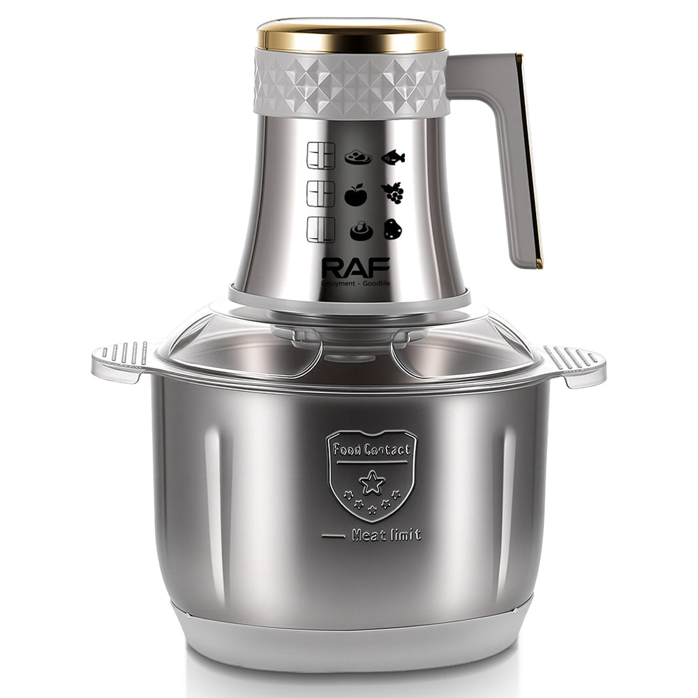 RAF R.7719 Food Processor 5L – 500W Touch Screen Stainless Steel