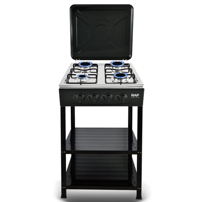 RAF R.8512 gas stove – side angle with stand