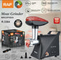 RAF Meat Grinder 1000W | Stainless Steel Blade Electric Meat Grinder (R.3364)