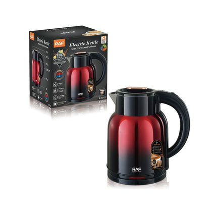 RAF R.7312 Electric Kettle – red-black gradient front view