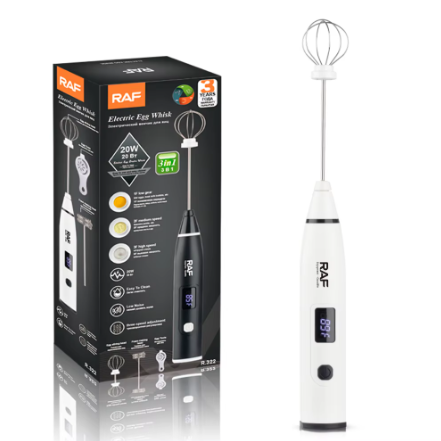 RAF Electric Egg Whisk 3-in-1 with Digital Display – R.322