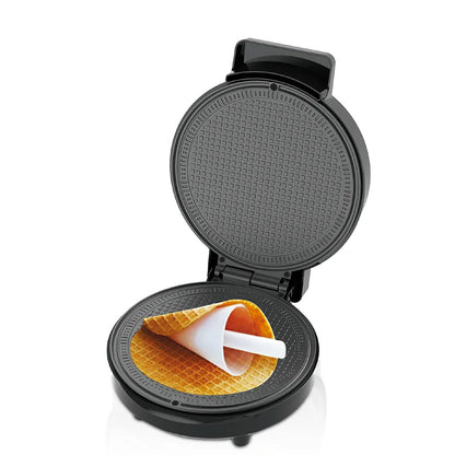 RAF Waffle Cone Maker 1000W — Non-Stick Double-Sided Heating