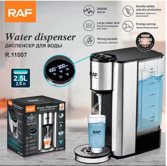 RAF R.11007 Water Dispenser – with box packaging and product specs